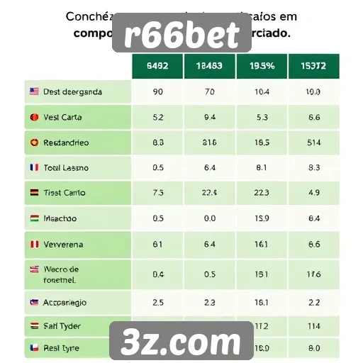 Comparativo entre r66bet e concorrentes no mercado